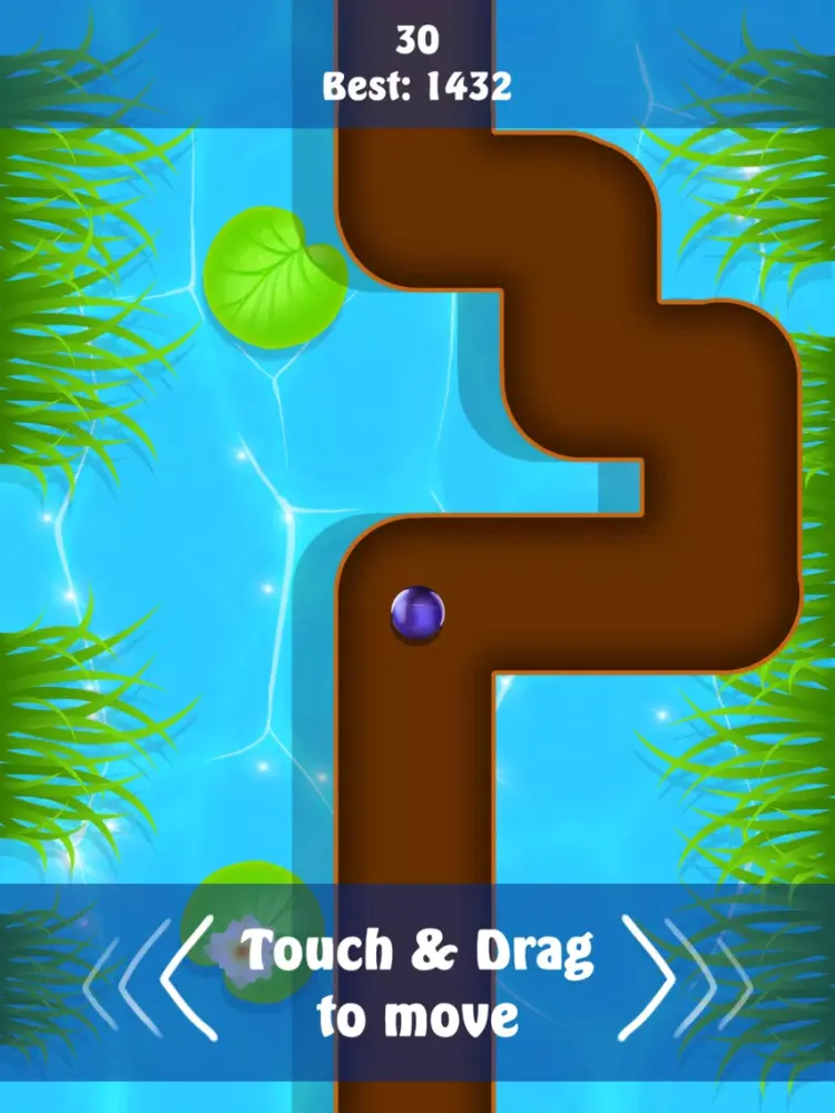 Rolling Purple Balls in the Line Two iPad  स्क्रीनशॉट