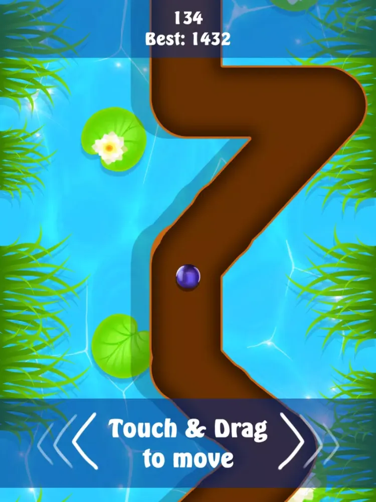 Rolling Purple Balls in the Line Two iPad  स्क्रीनशॉट