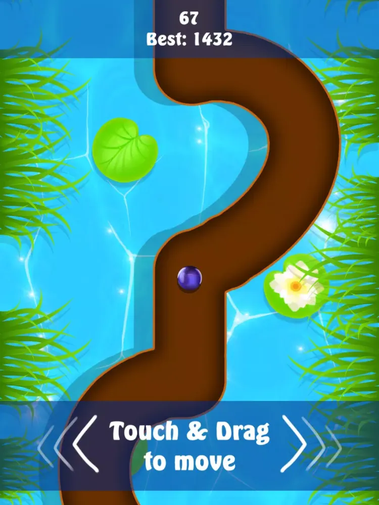 Rolling Purple Balls in the Line Two iPad  स्क्रीनशॉट