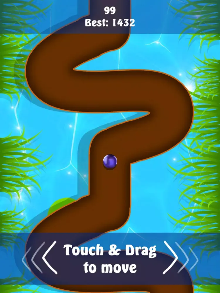 Rolling Purple Balls in the Line Two iPad  स्क्रीनशॉट