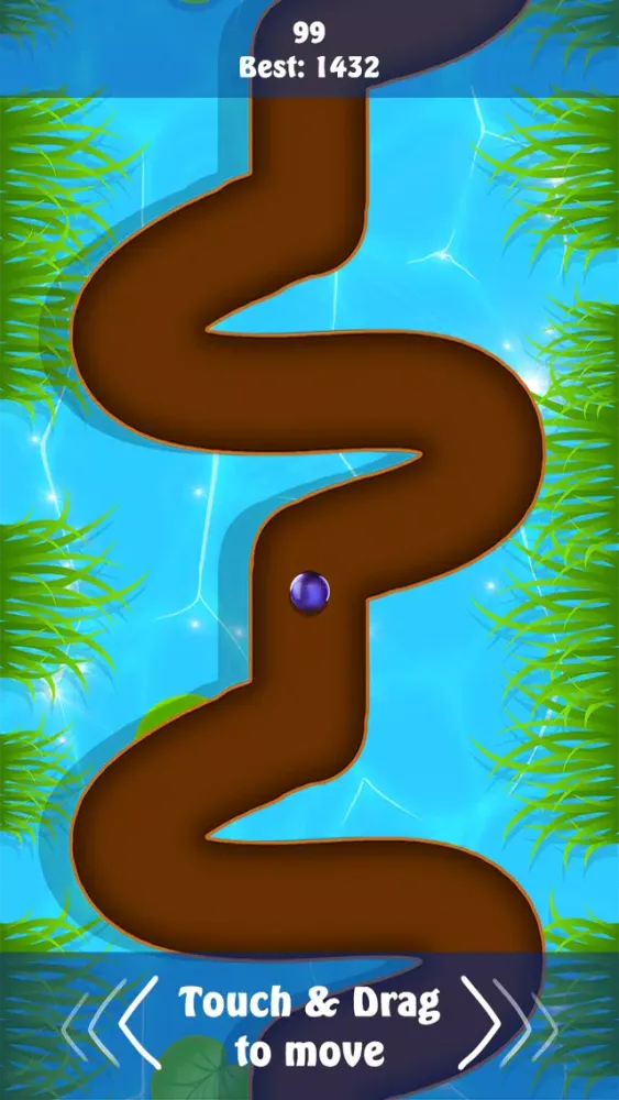 Rolling Purple Balls in the Line Two स्क्रीनशॉट