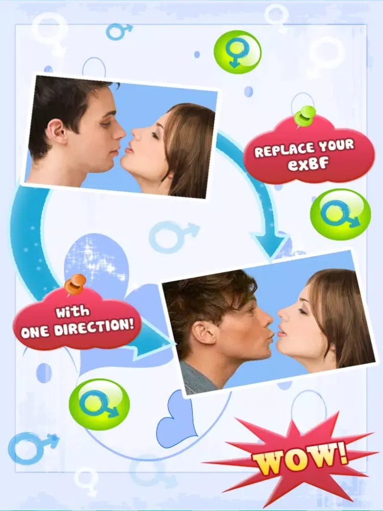 ภาพหน้าจอของ Photo Booth - One Direction version free for Facebook, Flickr, Omegle, Viber & Skype iPad 