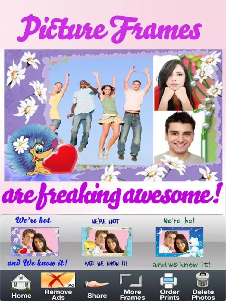 Magic Photo Collage FX - Picture Frame + Pic Stitch + Image Border for Instagram FREE - not affiliated with Photoshop in any way! iPad  Ekran Görüntüleri