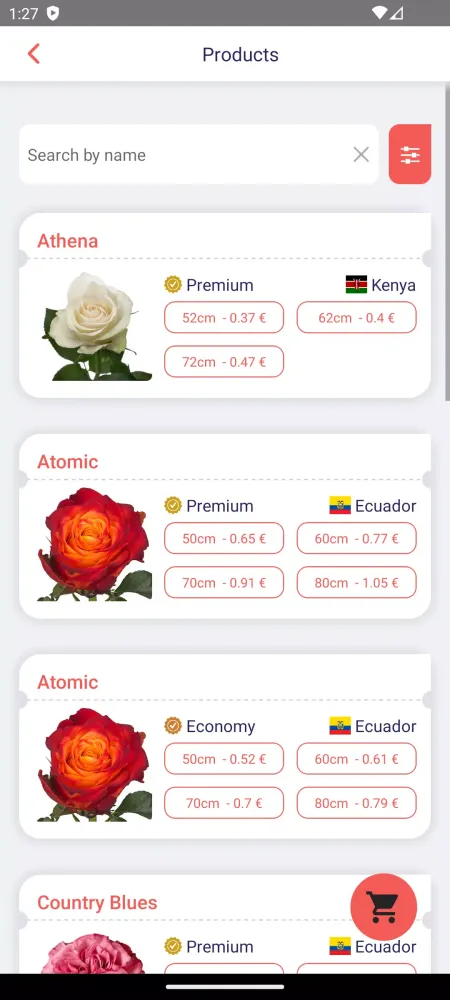 Capturas de pantalla de Flora Market