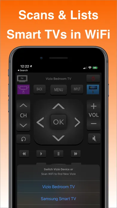 Tangkapan skrin Remote for Vizio TV: iVizSmart