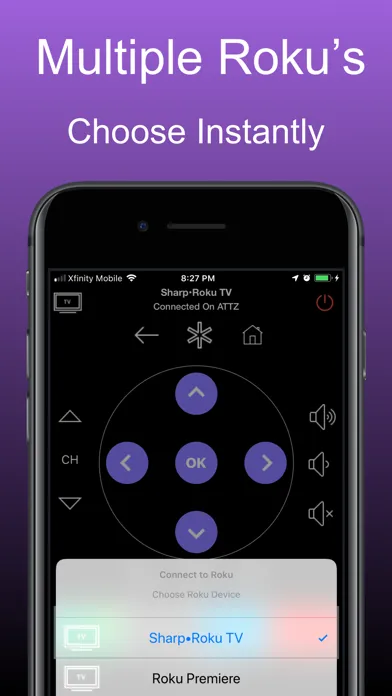 Ảnh chụp màn hình của Roku TV Remote Control : Smart