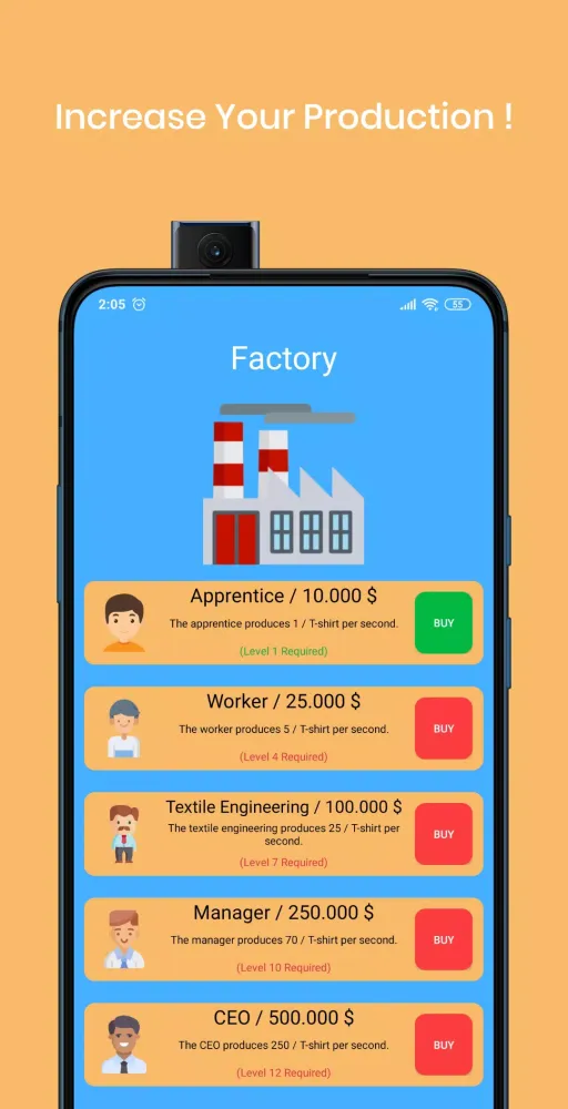 Trade Game Factory Manage应用截图