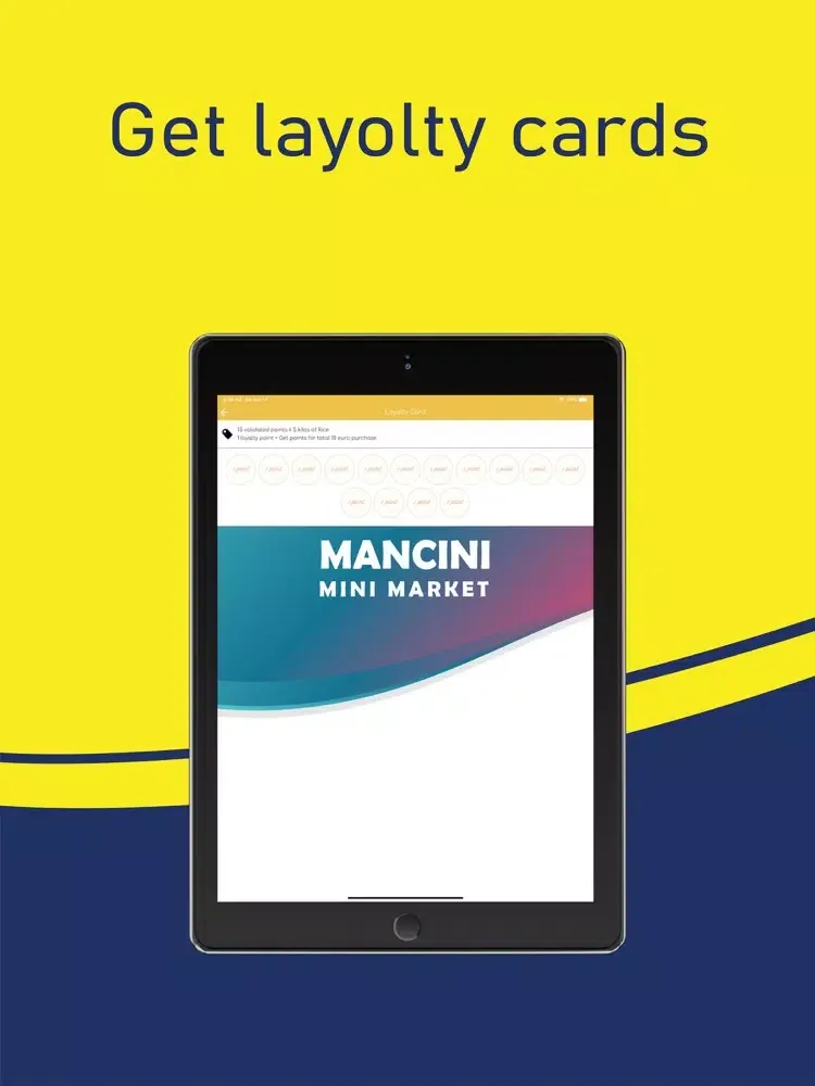 MANCINI MINI MARKET iPad  स्क्रीनशॉट