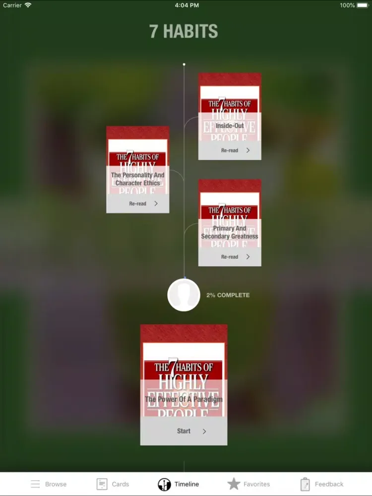 Ảnh chụp màn hình của 7 Habits By Franklin Covey iPad 