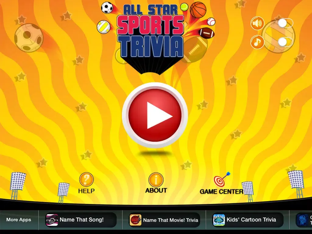 Capturas de pantalla de All-Star Sports Trivia! iPad 