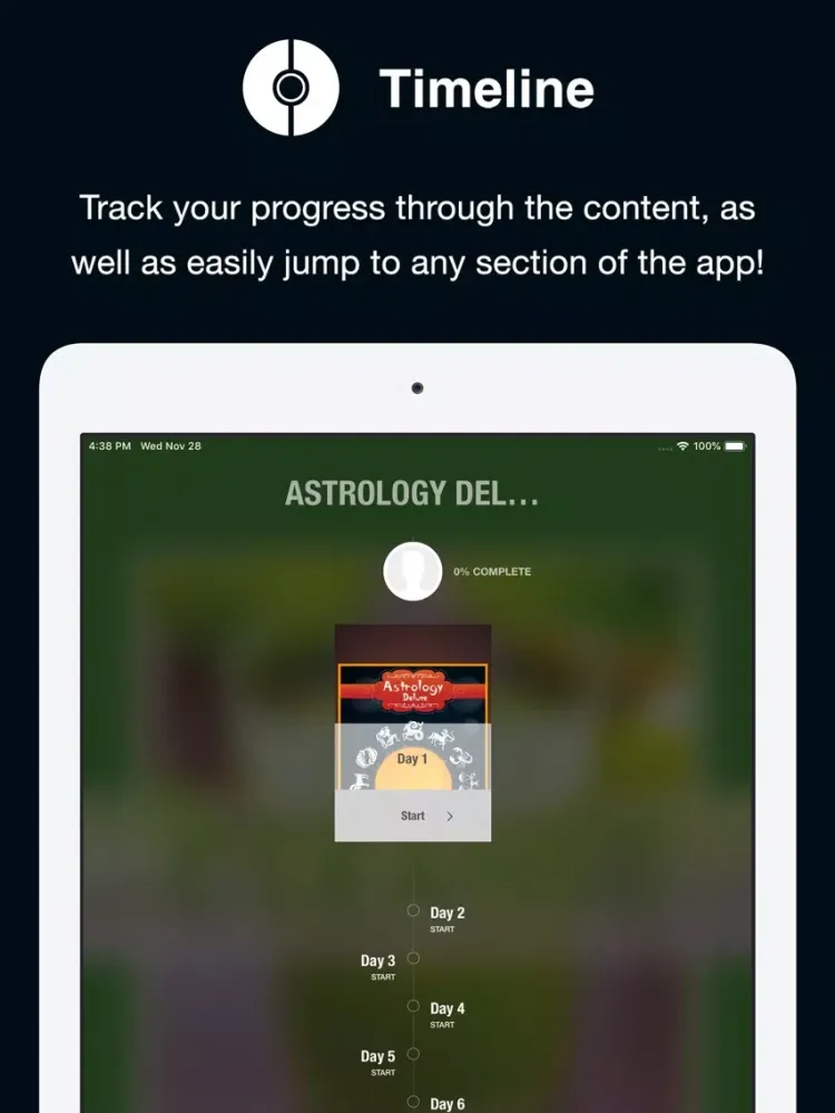 Ảnh chụp màn hình của Astrology Deluxe iPad 