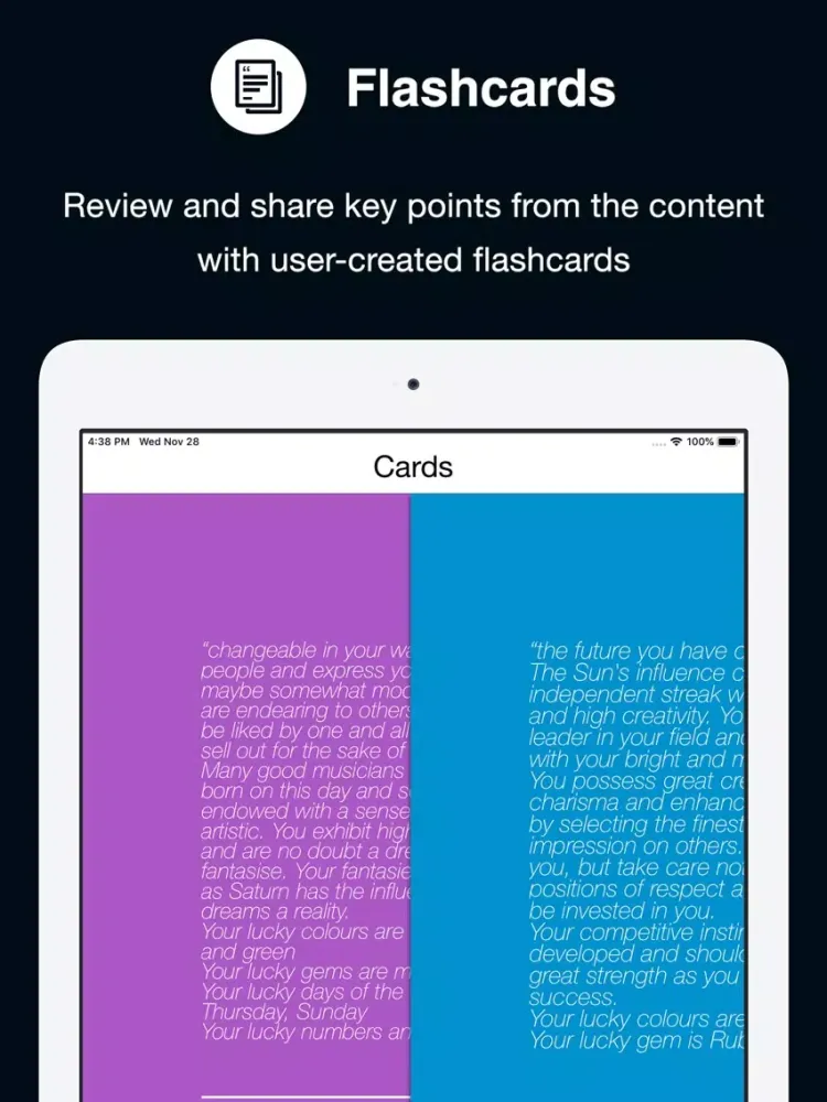 Ảnh chụp màn hình của Astrology Deluxe iPad 