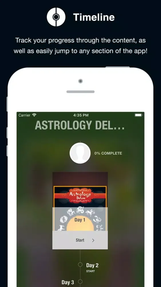 Ảnh chụp màn hình của Astrology Deluxe