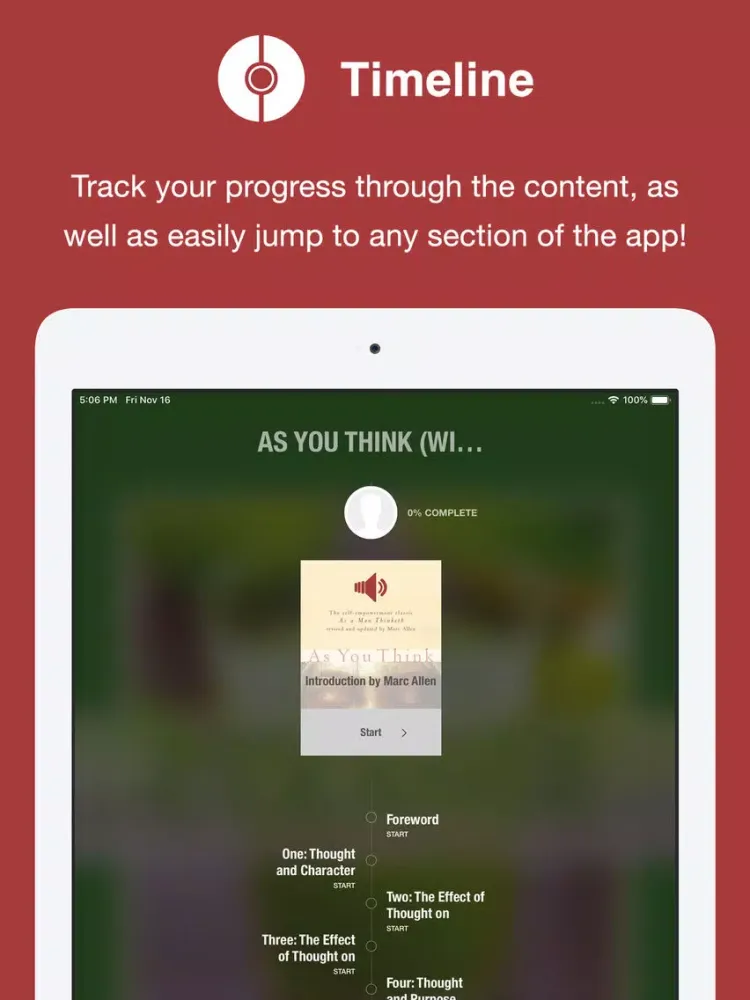 ภาพหน้าจอของ As You Think iPad 