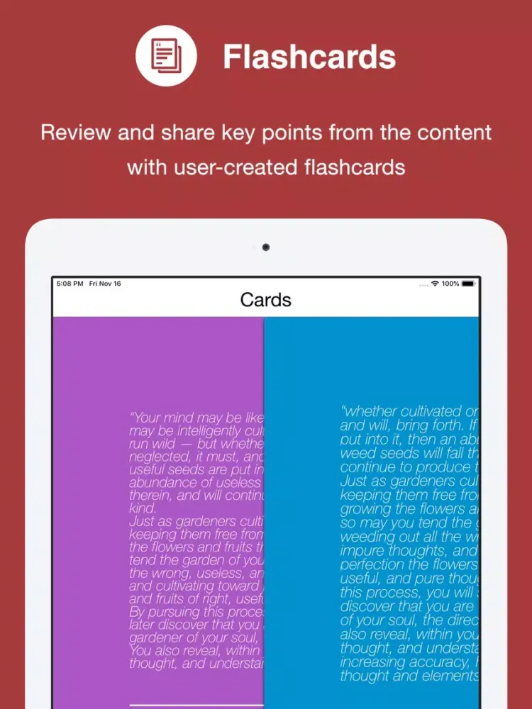 ภาพหน้าจอของ As You Think iPad 