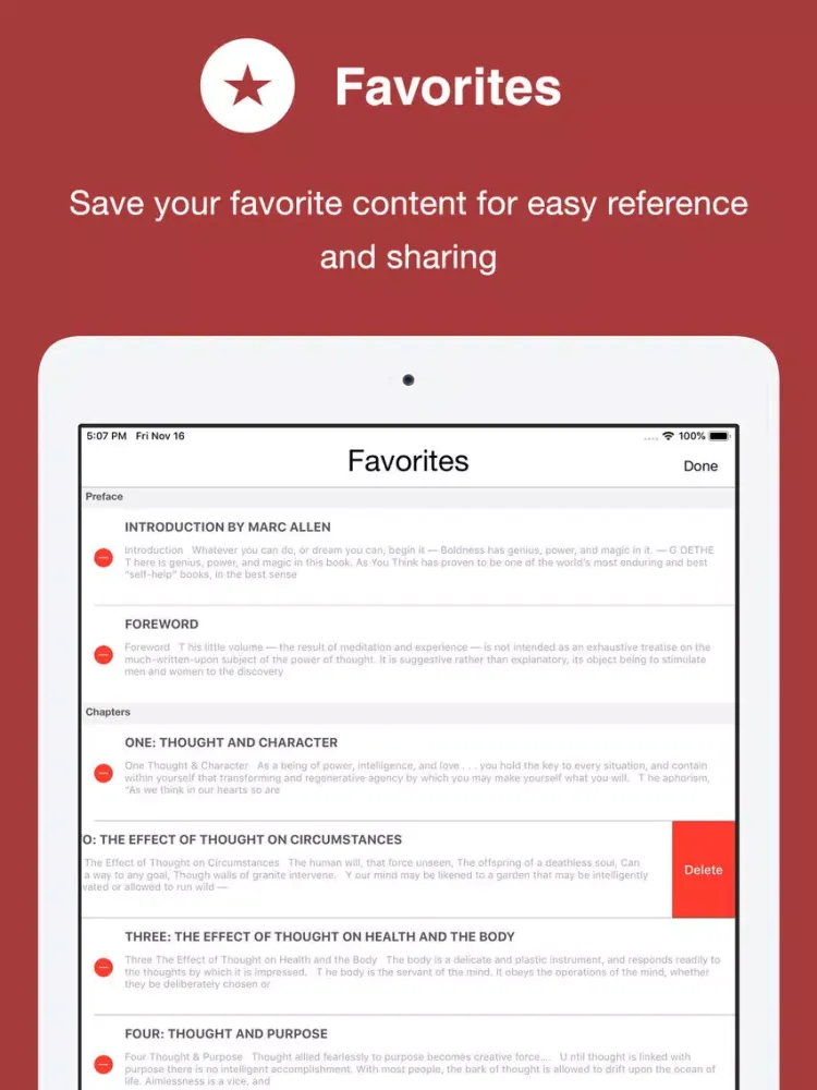 ภาพหน้าจอของ As You Think iPad 