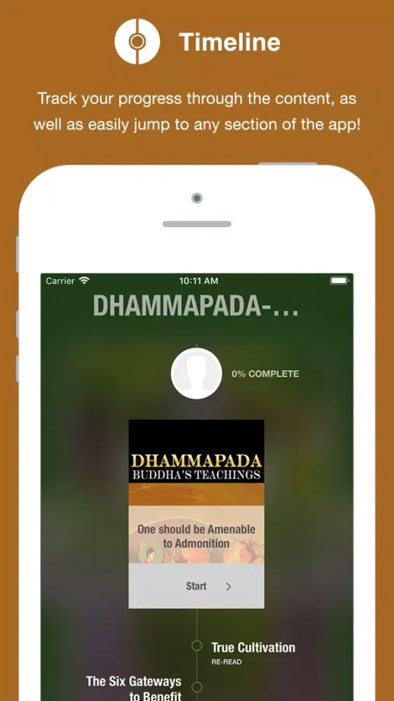 Tangkapan layar Dhammapada Buddha's Teachings