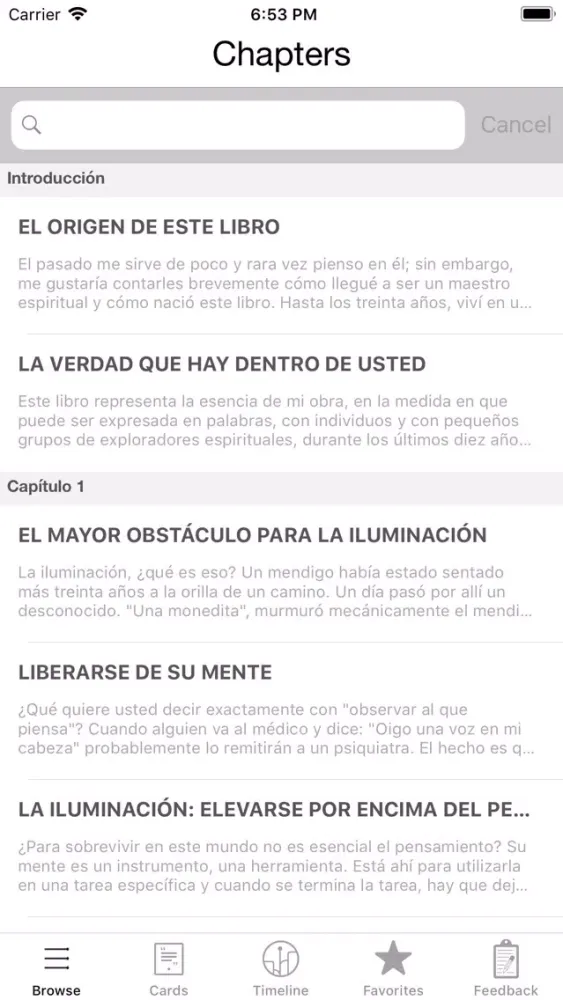 El Poder del Ahora! سکرین شاٹس