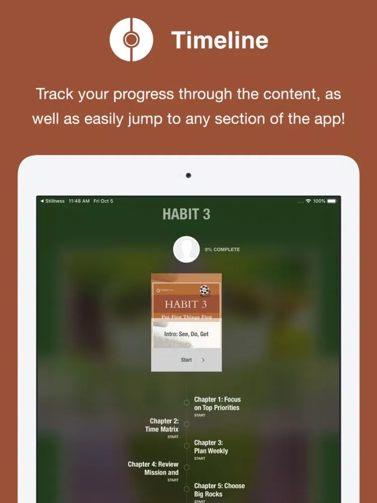 Habit 3 (with Video) iPad  Screenshots