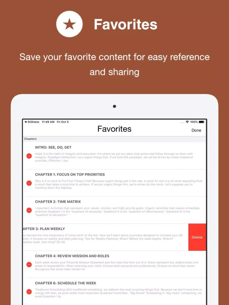 Habit 3 (with Video) iPad  Screenshots
