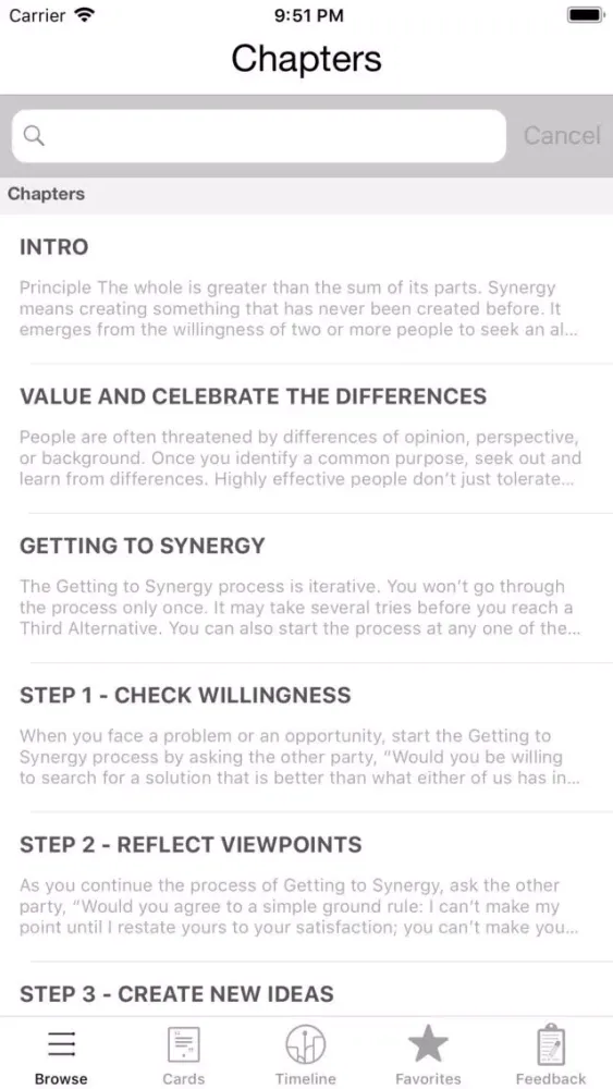 Habit 6: Synergy (with Video) Screenshots
