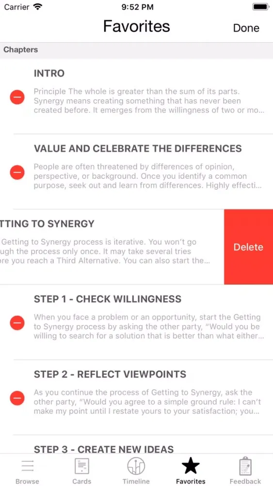 Habit 6: Synergy (with Video) Screenshots