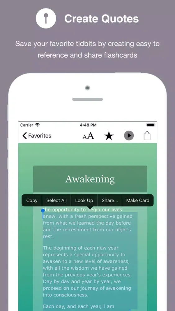 Tangkapan layar The Awakening Deck