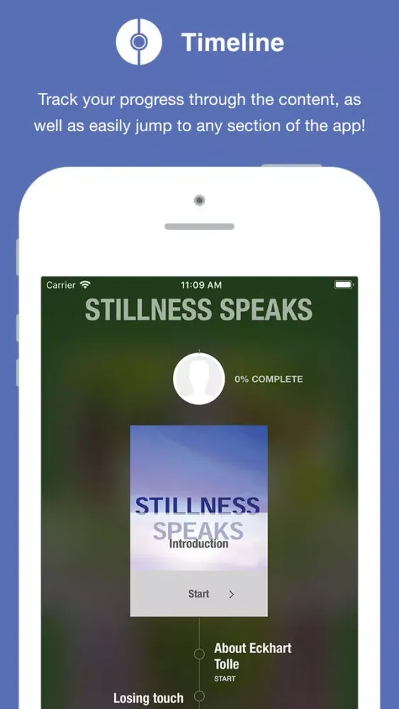 ภาพหน้าจอของ Stillness Speaks-Eckhart Tolle