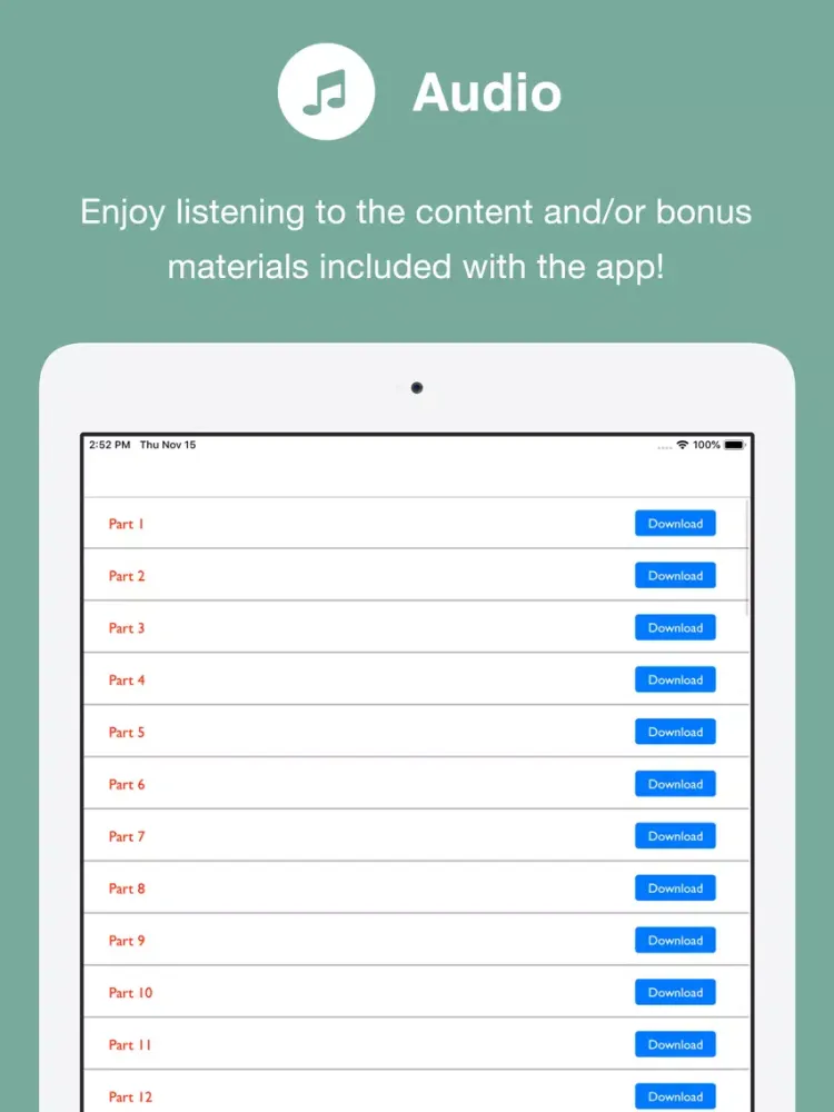 Power of Now - Audio iPad  Screenshots
