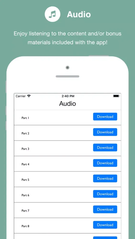 Power of Now - Audio Screenshots