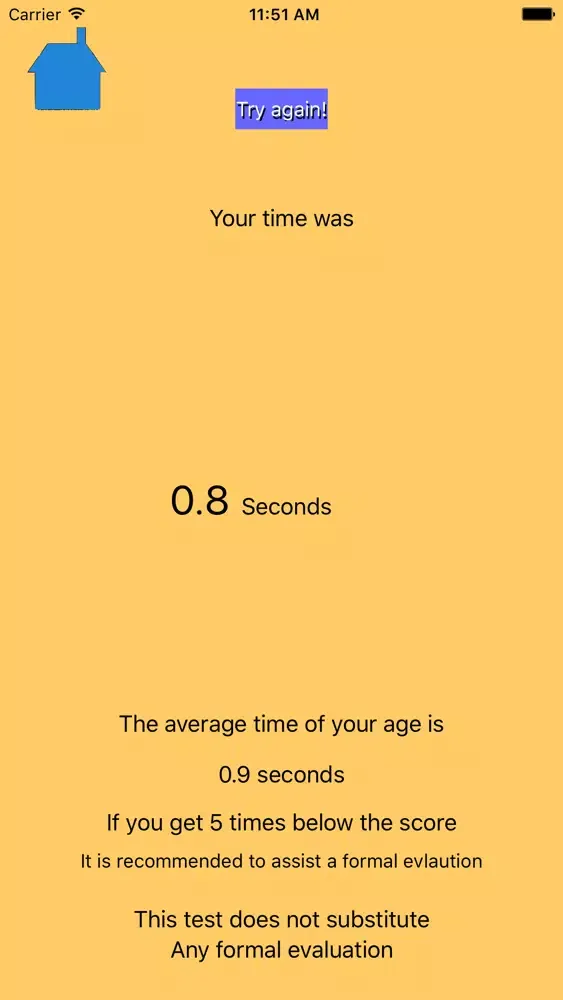 ANT attention test سکرین شاٹس