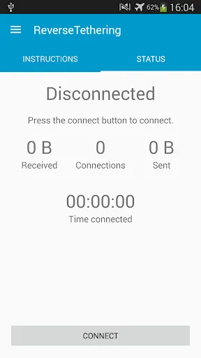 Ảnh chụp màn hình của ReverseTethering NoRoot PRO