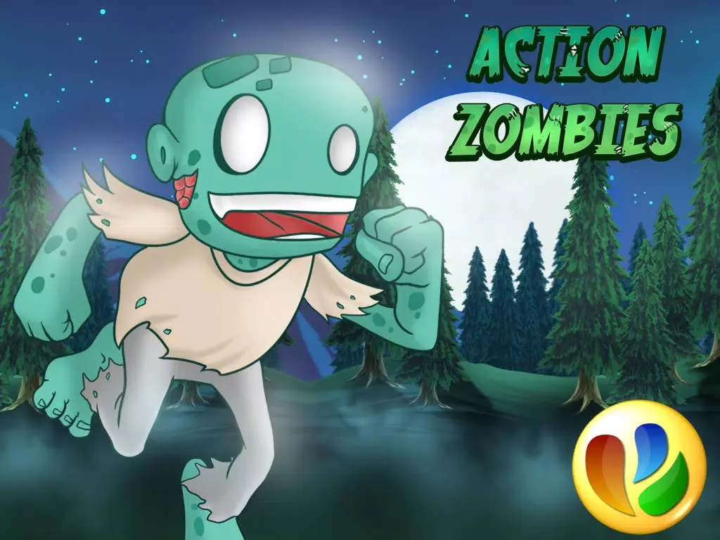 Скриншоты Action Zombies – A Fun Zombie Jump and Run Game iPad 
