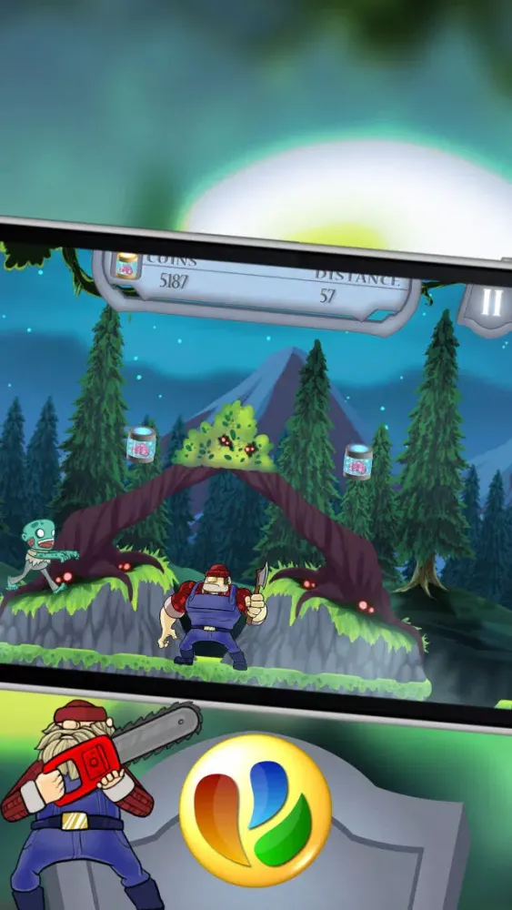 Скриншоты Action Zombies – A Fun Zombie Jump and Run Game