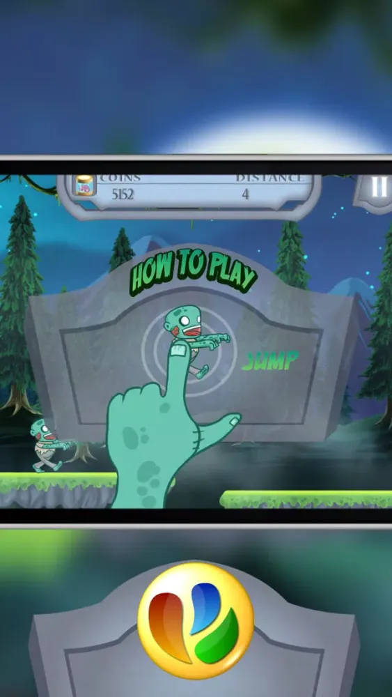 Скриншоты Action Zombies – A Fun Zombie Jump and Run Game