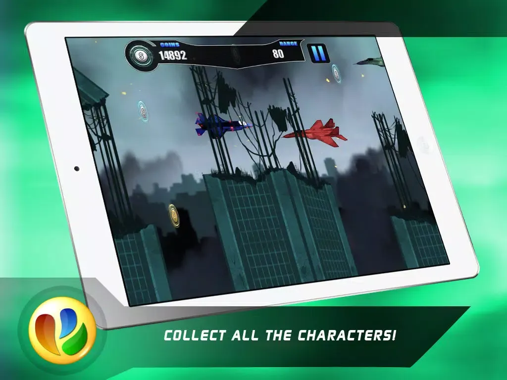 Air Combat – Free Jet Fighter War Game iPad 应用截图