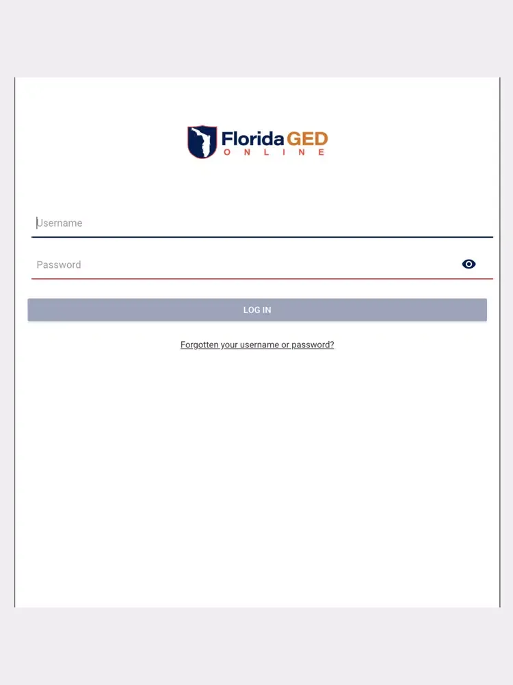 Florida GED Online iPad  स्क्रीनशॉट