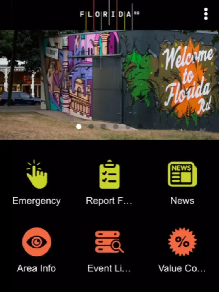 Florida Road Urban Places iPad  スクリーンショット