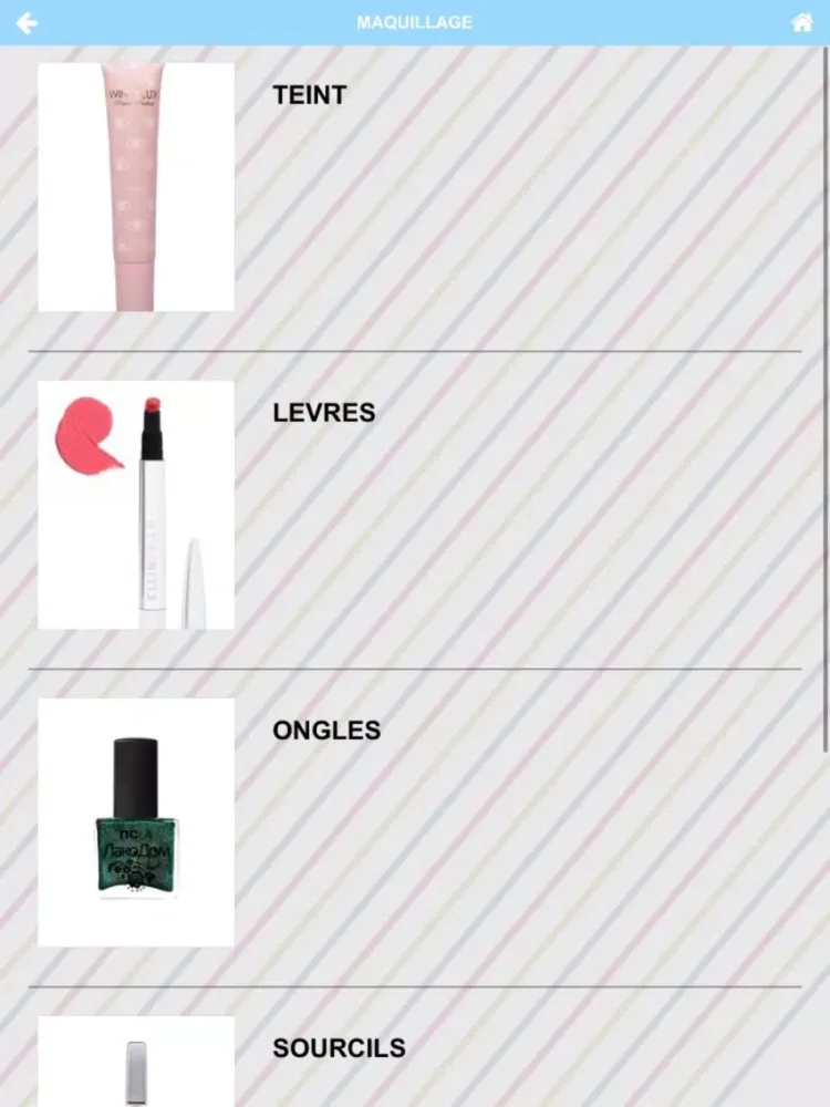 Capturas de tela do Misty Make Up iPad 