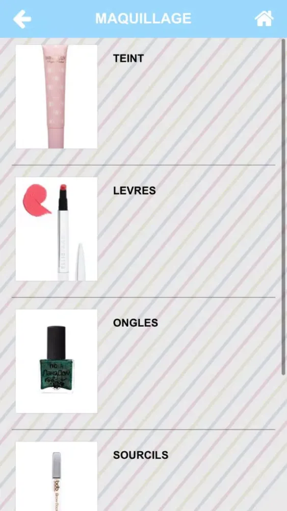 Capturas de tela do Misty Make Up