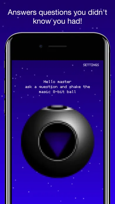 Magic 8 bit 8 ball স্ক্রিনশট