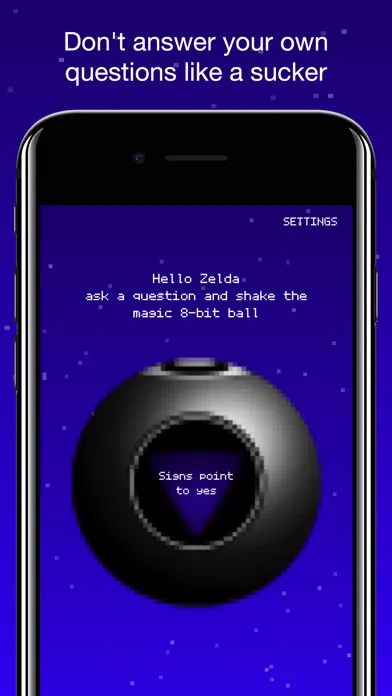 Magic 8 bit 8 ball স্ক্রিনশট