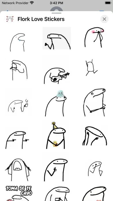 Flork Love Stickers- WASticker स्क्रीनशॉट