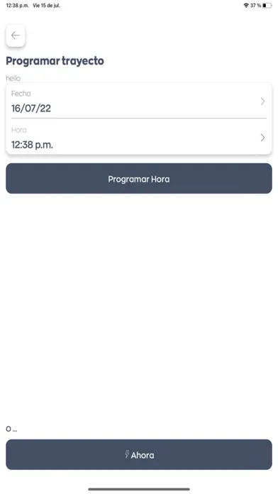 Flota Bernal Usuario Screenshots
