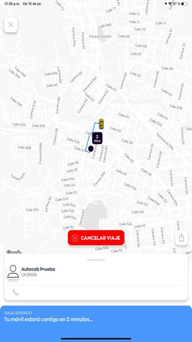 Flota Bernal Usuario Screenshots