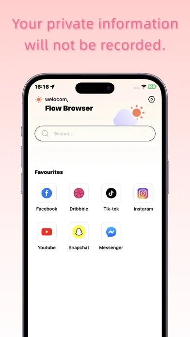 Flow Browser سکرین شاٹس
