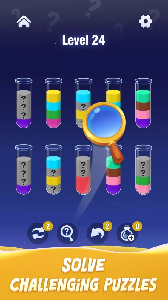 Screenshot di Water Sort