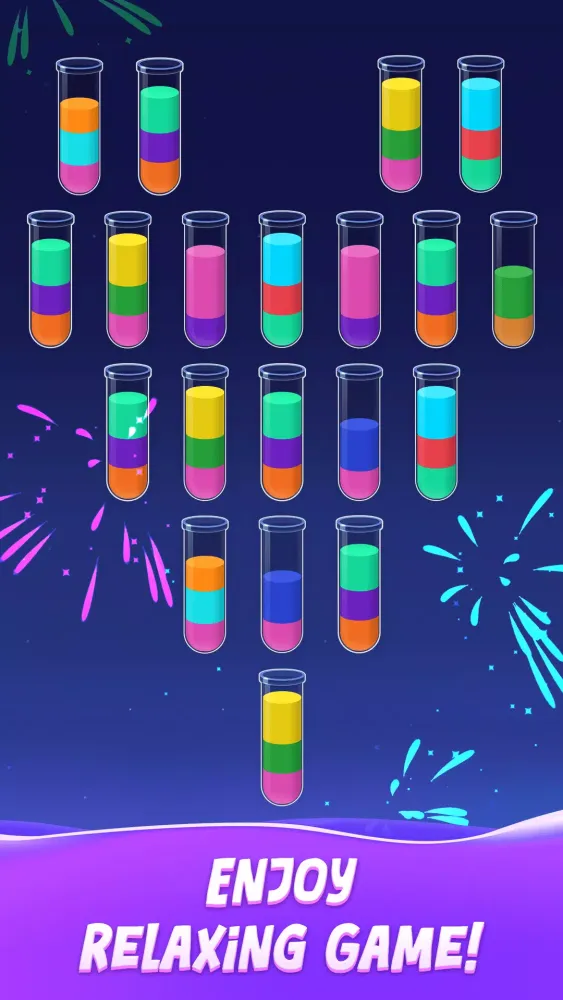 Screenshot di Water Sort