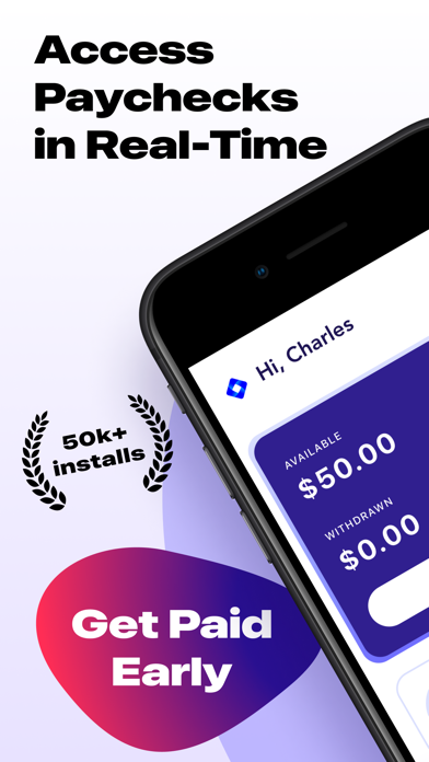 Zrzuty ekranu Get Paid Early: Instant Cash