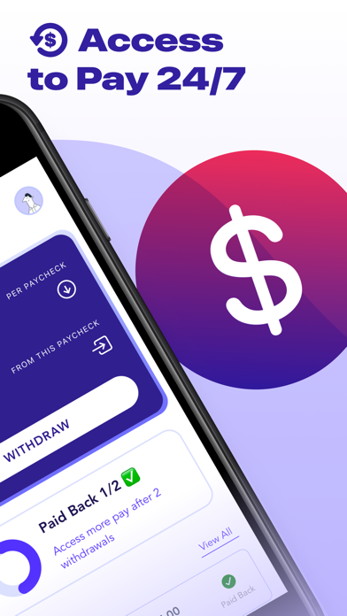 Zrzuty ekranu Get Paid Early: Instant Cash